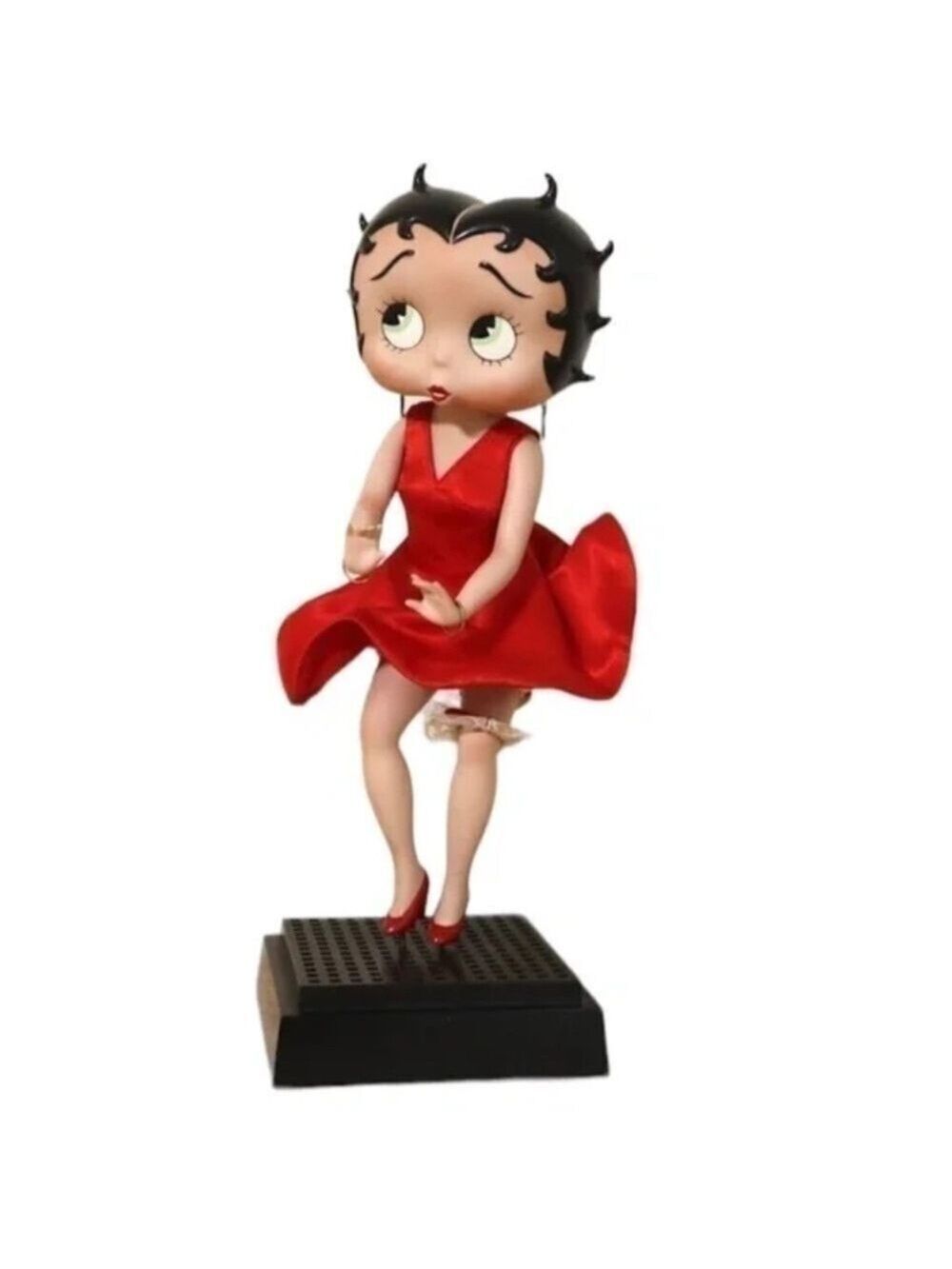 Betty Boop Porcelain Statuette 1995 Toast of The Town